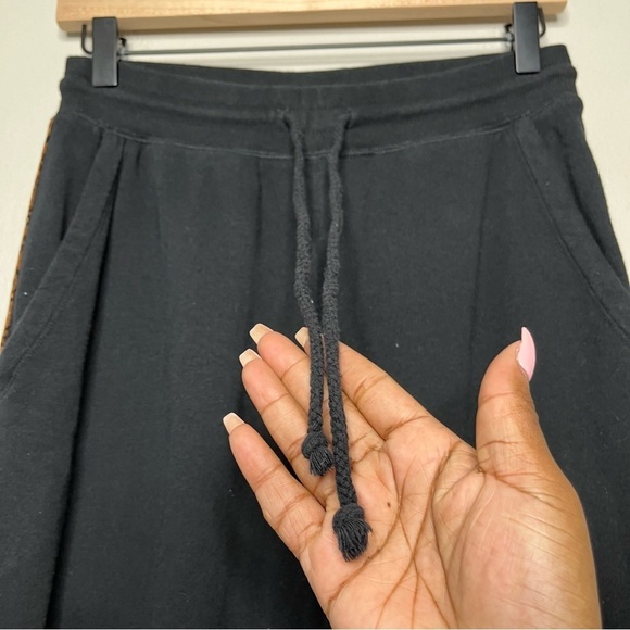 Rails Women Joggers Pants XS Black Kingston Side Stripe Velvet Pull On - Picture 10 of 12